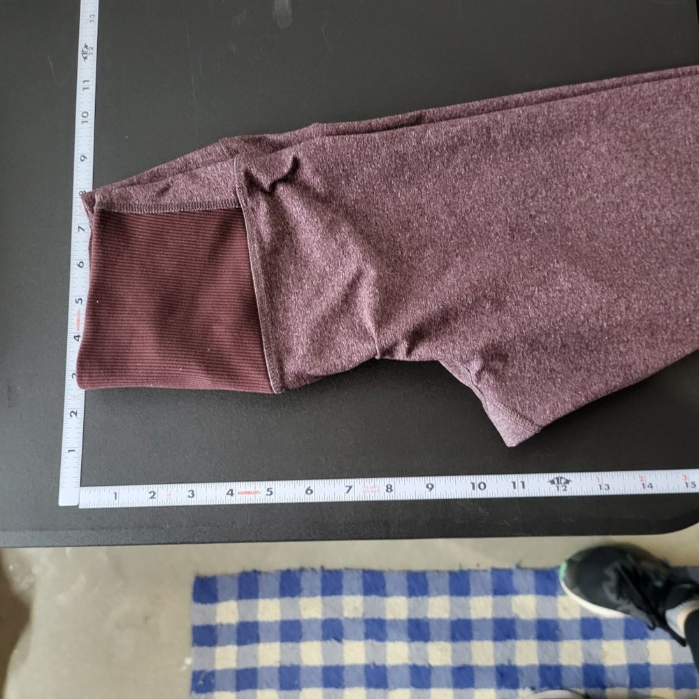 Nike Women's Sculpt Maroon Dri Fit Activewear Leggings Size Small - Picture 5 of 12